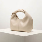 Barrel-Shaped PU Handbag