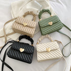 Soft PU Horizontal Square Bag