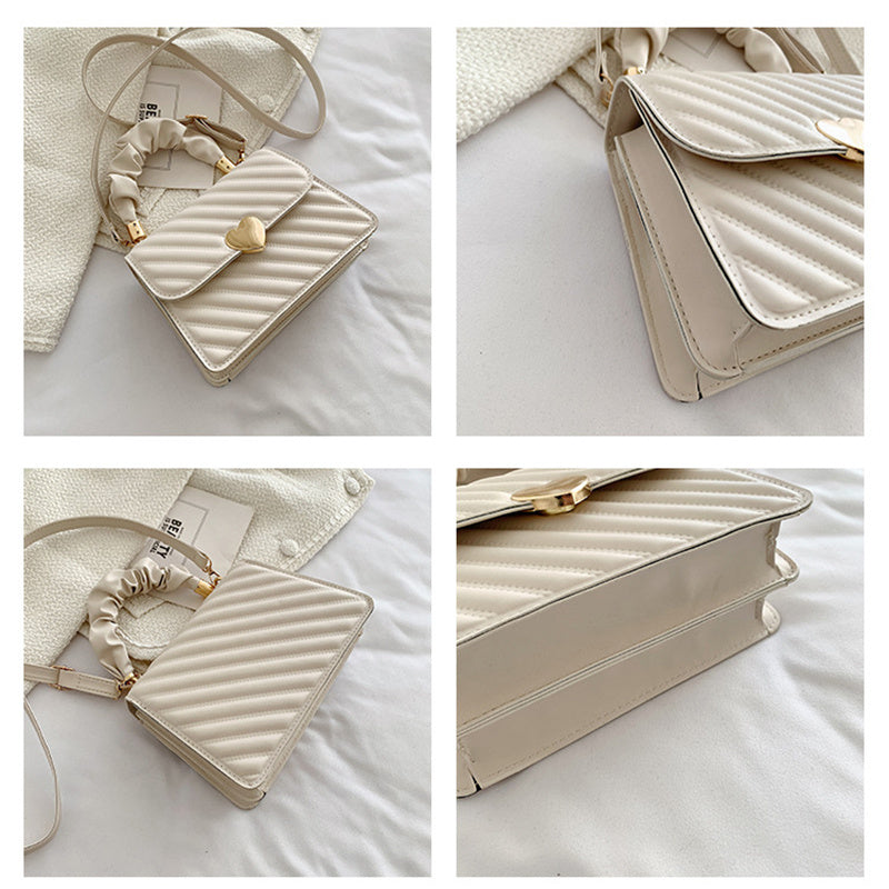 Soft PU Horizontal Square Bag