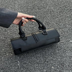 Spliced PU Shoulder Bag