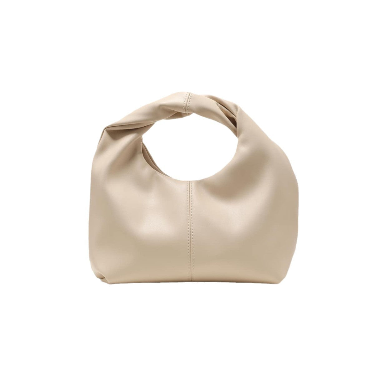 Barrel-Shaped PU Handbag