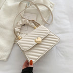 Soft PU Horizontal Square Bag