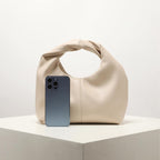 Barrel-Shaped PU Handbag