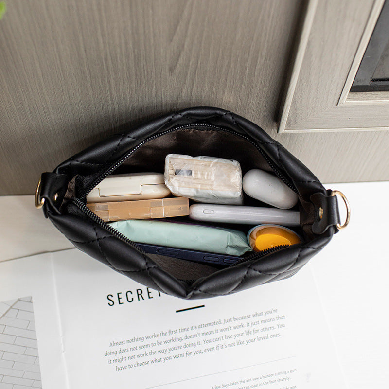 Quilted Diamond Crossbody Bag