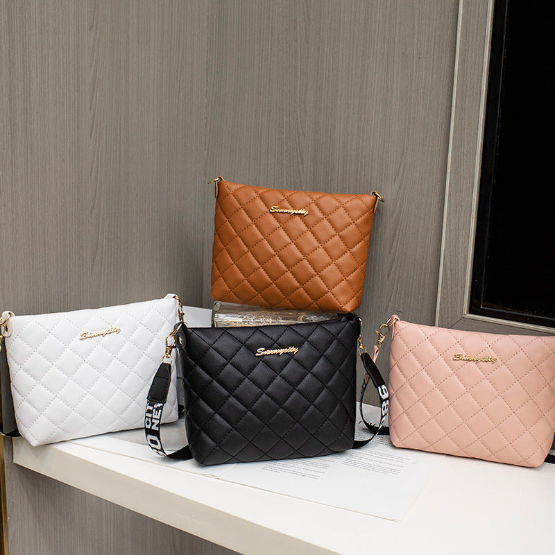 Quilted Diamond Crossbody Bag