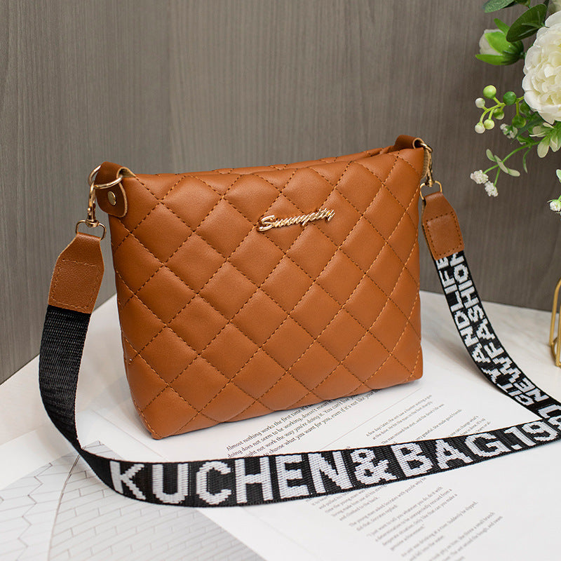 Quilted Diamond Crossbody Bag