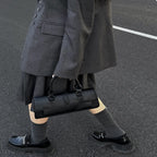 Spliced PU Shoulder Bag