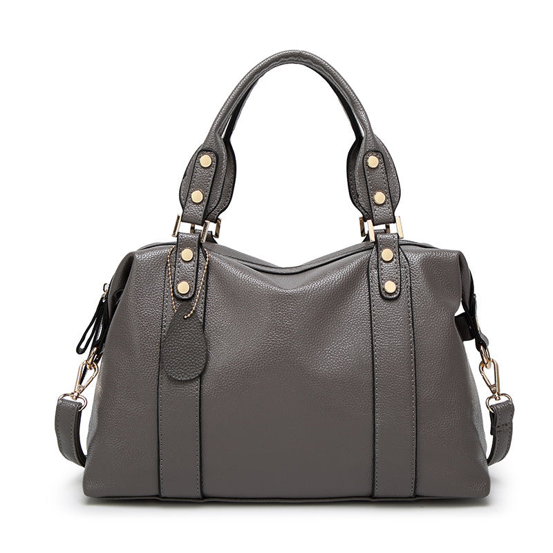 Lychee Pattern PU Handbag